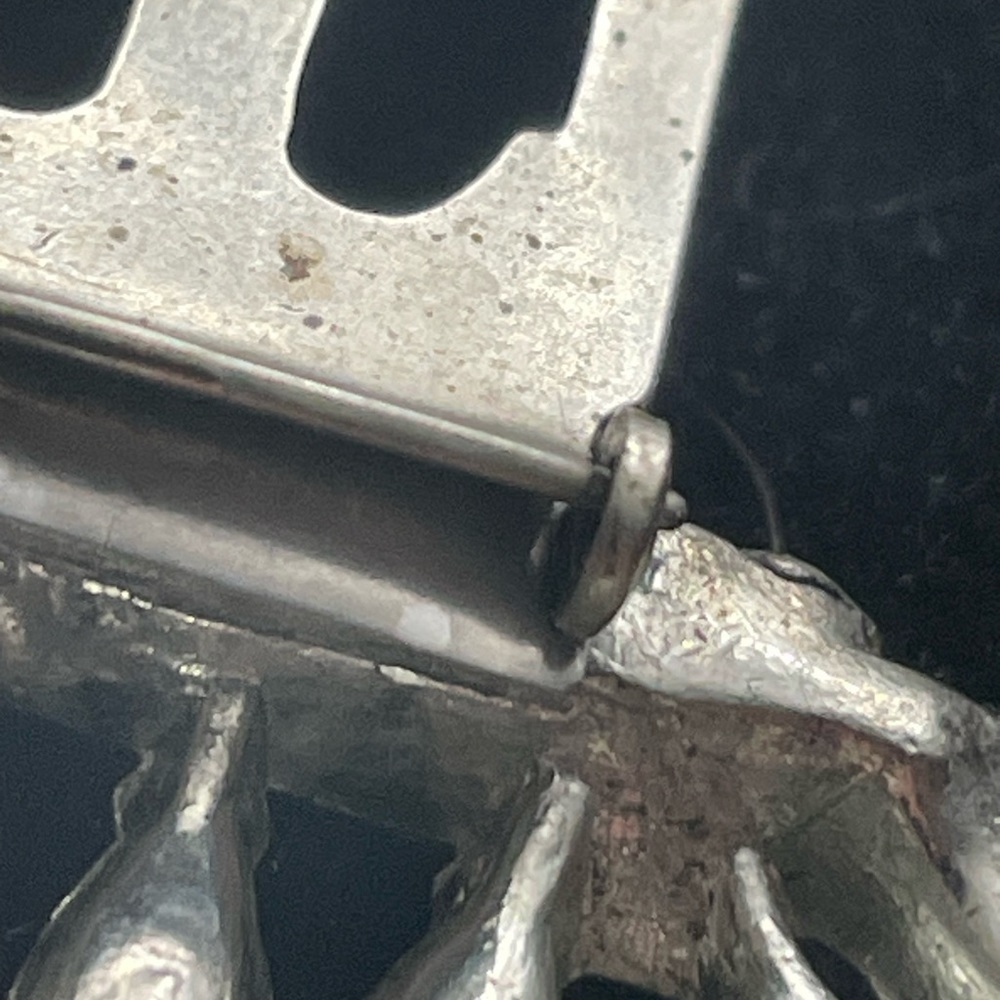 Signed But Cannot Read It. Blue And Clear Stones … - image 6